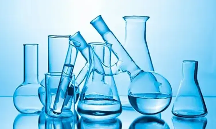 a group of laboratory glassware